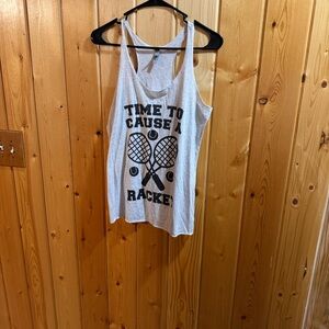 Next Level Apparel Light Gray Tank Top